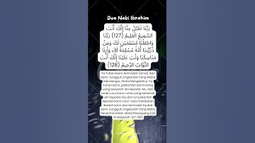 Doa Nabi Ibrahim #motivation #islamicshorts #islamicvideo #islam