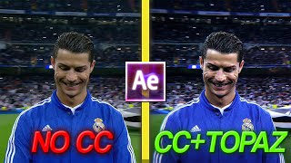 How to get 4K QUALITY in FOOTBALL EDITS - MY AE CC + TOPAZ SETTINGS(link in description) TUTORIAL #1