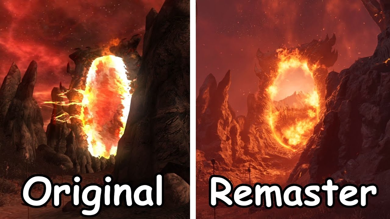 Oblivion Remastered vs Original - Planes of Oblivion Comparison