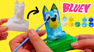 Bluey Figurine Painting and Coloring Book with Activities for Kids