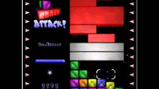 Crack Attack (Tetris Attack clone) 6417pts (175+ points per minute, time attack)