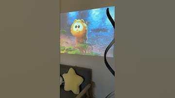 Elevate Your Space with a Mini Smart Projector! #HD #room #smartprojector