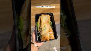 Spring rolls just Rs 120/-😍🔥#springroll #youtubeshorts #foodforfoodies #foodie #foryou #shorts