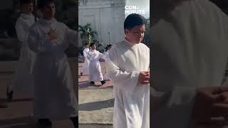 PALM SUNDAY CROWD  CDN MINUTE: Cebuano devotees filled the Cebu Metropolitan Cathedral as they…