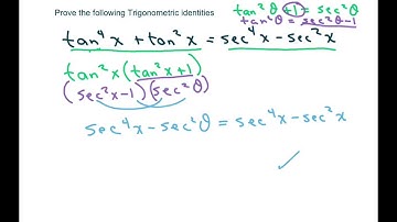 Prove Trigonometric Identities Using Two different Pythagorean Trigonometric Identities