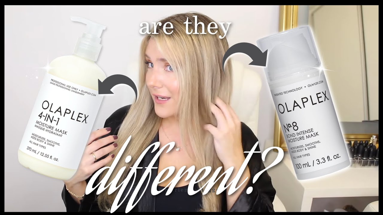 ødemark Skur udpege OLAPLEX 4 in 1 VS N°8: WHAT'S THE DIFFERENCE? - YouTube