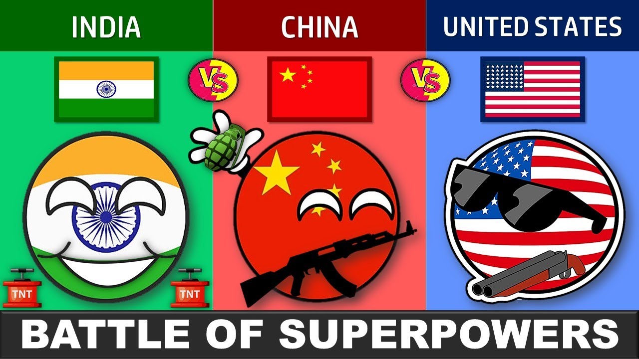 India vs China vs USA - Country Comparison - YouTube