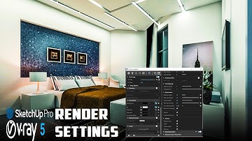 SKETCHUP IT | How to Set V-Ray 5 (Vray ) High Quality Render Settings Sketchup 2021 Vray 5 Next