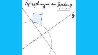 Spiegelung an einer Geraden - Online-Klasse Mathe 5