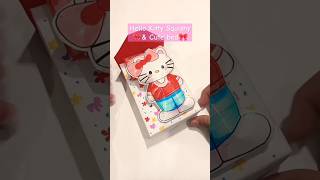 Hello kitty Squishy & cute bed 😻 #diy #cute #love #craft #diycrafts #shorts #youtubeshorts #fyp