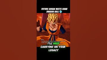 Future Gohan Meets Goku Dragon Ball 🥶 #crashout #futuregohan #sparkingzero #dragonballz #dbz