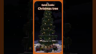 Quick guide to a really beautiful Christmas tree with relaxing lighting Minecraft