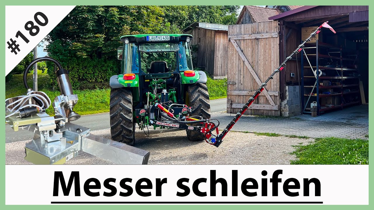 Doppelmesser schleifen mit BLESOMA Halbautomat