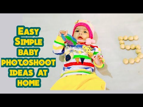 5Months Baby Photoshoot Ideas 💡At home //Makar sankranti Baby ...