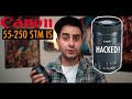 Hacking the CANON EF-s 55-250 IS Lens to fit EF Speedboosters!