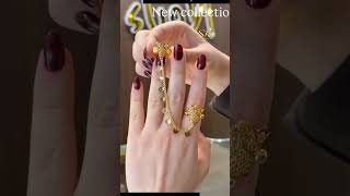 Stylish D Ring Şık Altın Bileklik Tasarımı Intakı