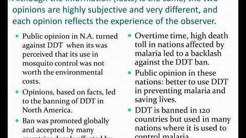 facts opinions and bias