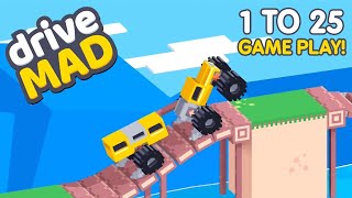 Drive Mad - 1 to 25 Levels Unblocked Game Walkthrough and Tutorial - RocketGames.io
