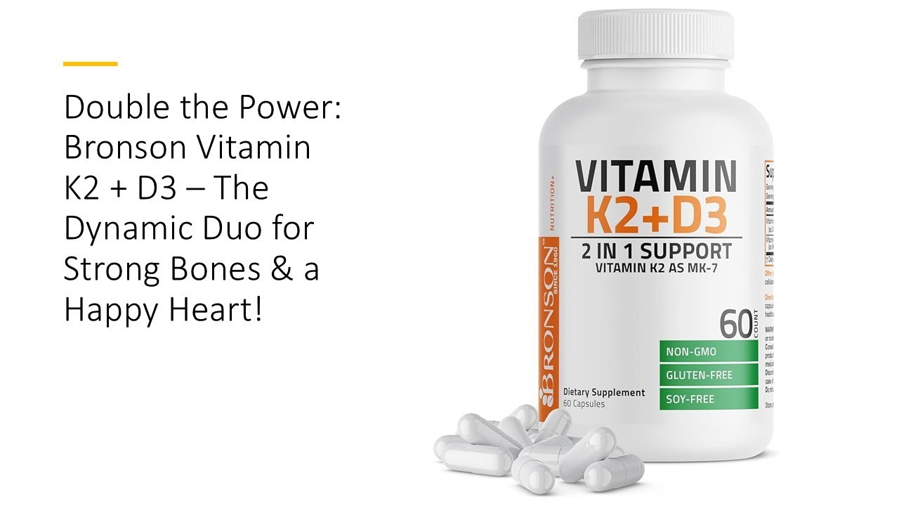 Illustration-style image representing the partnership of vitamin D3 and vitamin K2 for heart and bone support