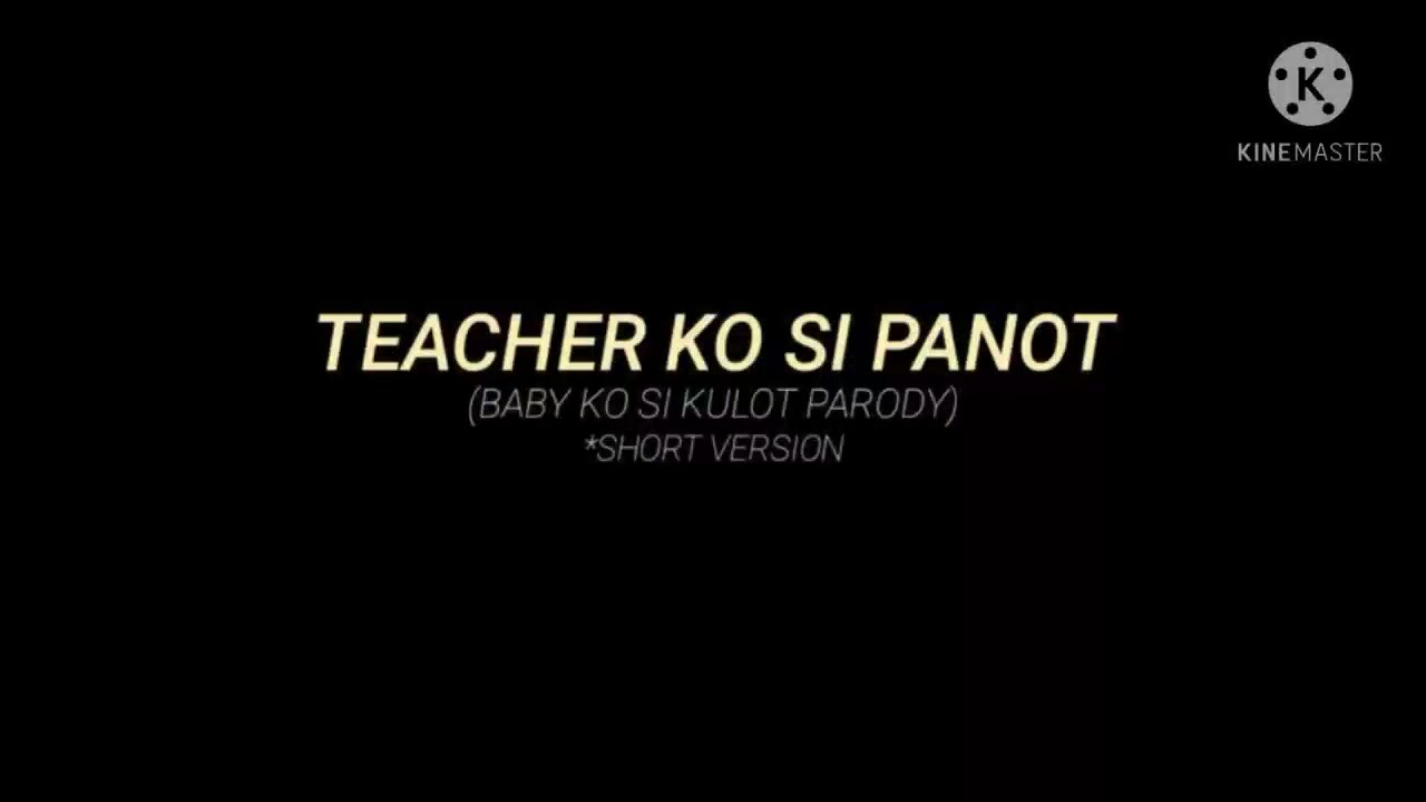 Teacher ko si panot lyrics by Raronesc
