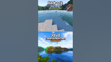 Minecraft Shaders: Java (Complementary Unbound) vs. Bedrock (Newb Complementary)