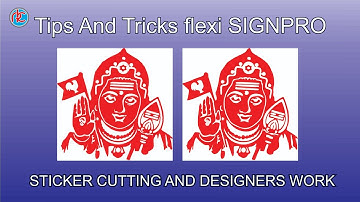 FlexiSIGN-PRO TRICKS | HOW TO TRACE BEST OUTLINE | VECTOR IMAGES
