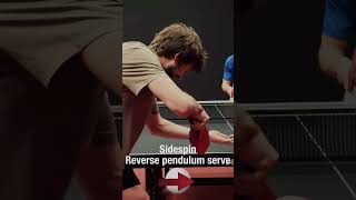 “Kuasai Sidespin Reverse Pendulum Serve! Senjata Rahasia Pemain Pro Tenis Meja”#shorts #tabletennis