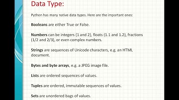 #7 Python Tutorial for Beginners | Datatype  in Python
