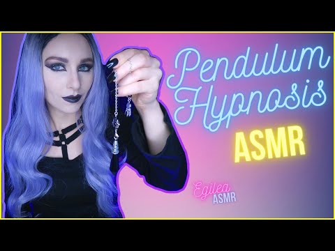 ASMR Pendulum Hypnosis, hands movements, Rain sound, Soft whispers to make you sleep.