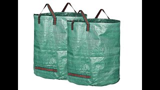 GardenMate 2-Pack 132 Gallons Professional Reusable Garden Waste Bags (H34, D34 inches) - Overview