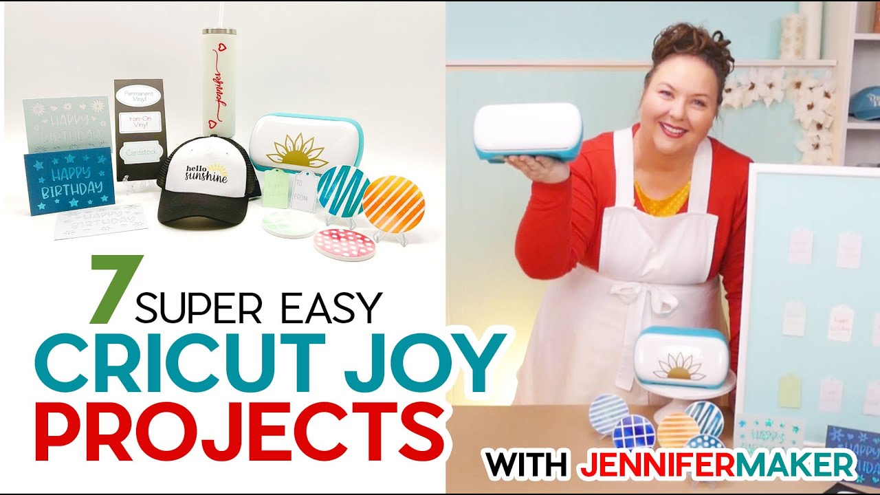 Cricut Joy Projects: 7 New Designs and 130+ Ideas! - Jennifer Maker
