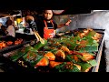 마법 양념장 하나로 대박! 생선, 오징어까지 빨간 양념 하나로 굽는 맛집 / Grilled Fish and Squid | Malaysia Street Food