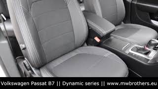 Sports Performance seat covers for Volkswagen Passat B7 (2010-2015) by MW Brothers Leather interior Dynamic