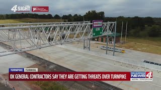 OK general contractors say they are getting threats over turnpike