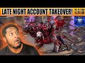 LATE NIGHT ACCOUNT TAKEOVER! TAG TEAM AND CHIMERA TRIAL TEAMS! Raid: Shadow Legends