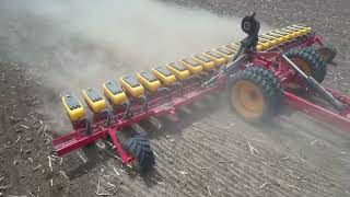 Planting Corn at 10mph with our new Vaderstad Tempo L24