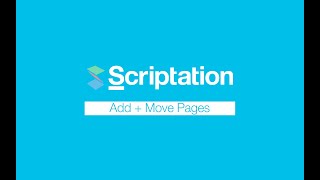 Famous Add + Move Pages with Scriptation's Page Maker | Scriptation Tutorial Profile