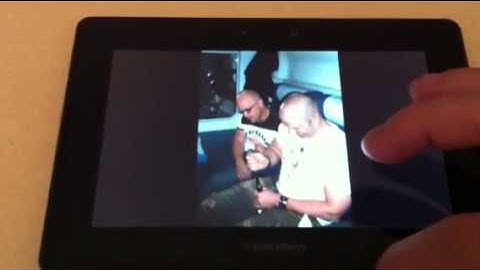 Secrets of BlackBerry PlayBook Gestures