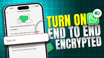 How to Enable or Turn On End-to-End Encrypted Backup on WhatsApp on iPhone