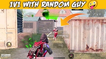 1V1 WITH RANDOM GUY IN REDMI NOTE 10 PRO 🤯 | 1V1 TDM FIGHT| DEVINE GAMING