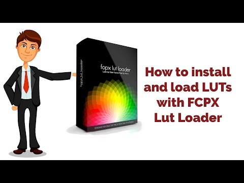 How to install and load LUTs in Final Cut Pro X  with LUT Loader