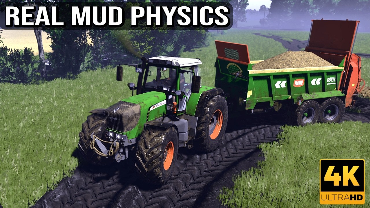 FS25 Next-Gen Mud Physics & Fieldwork Cinematic Gameplay - YouTube