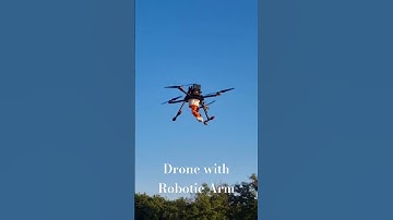 Drone with Robot Arm #drone #microdrone #ardupilot #quadcopter #robotics