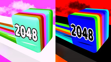 Jelly Run 2048 🪼vs Reverse gameplay  Colour Run walkthrough , iOS Android New Update ( part : 2055 )