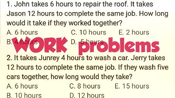 Work Problems | Numerical Reasoning