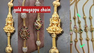 D Mugappu Chain Modeld Thali Chain Designs