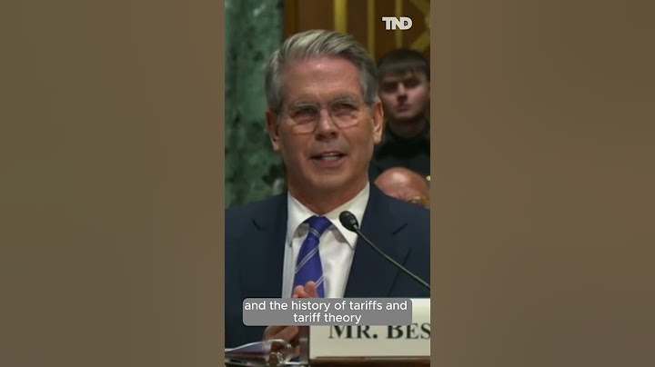 Scott Bessent disagrees during Senate confirmation hearing that workers would pay for Trump tariffs