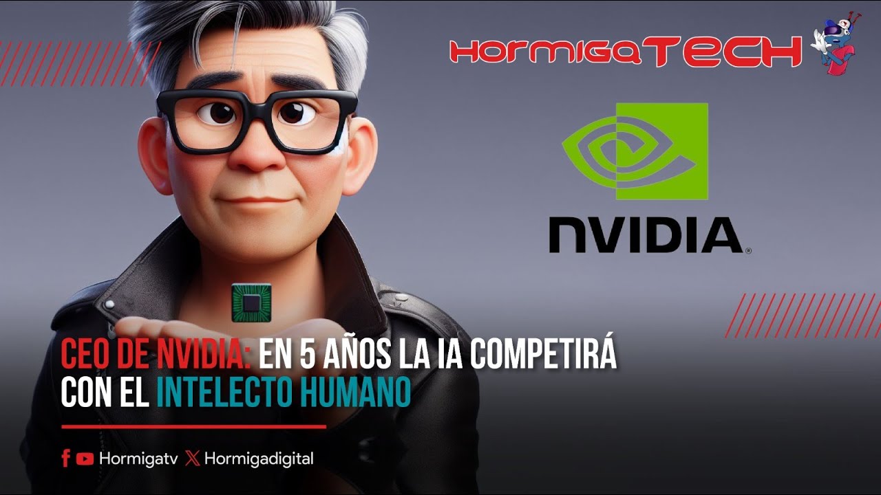 CEO DE NVIDIA: EN 5 AÑOS LA IA COMPETIRÁ CON EL INTELECTO HUMANO - YouTube