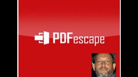 PDF ESCAPE - COME CREARE UN PDF EDITABILE