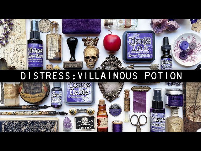 Tim Holtz Distress Villainous Potion Ink Bundle - Oxide Ink Pad, Reinker, Distress Ink & Reinker - View #5